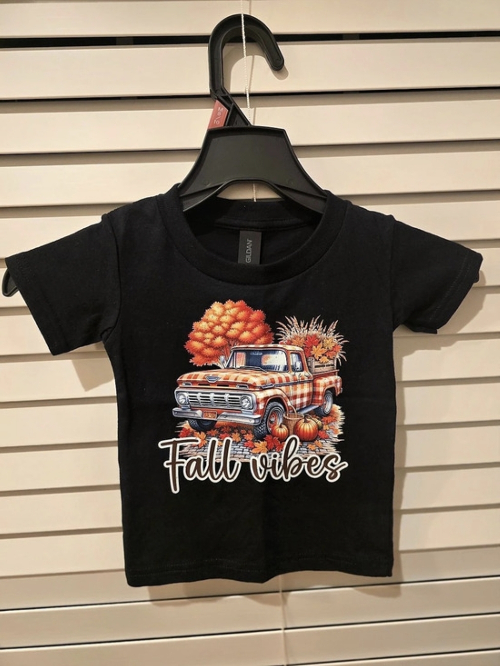 Gildan Youth Heavy Cotton T-Shirt Kids Fall Graphic Short Sleeve Tee
